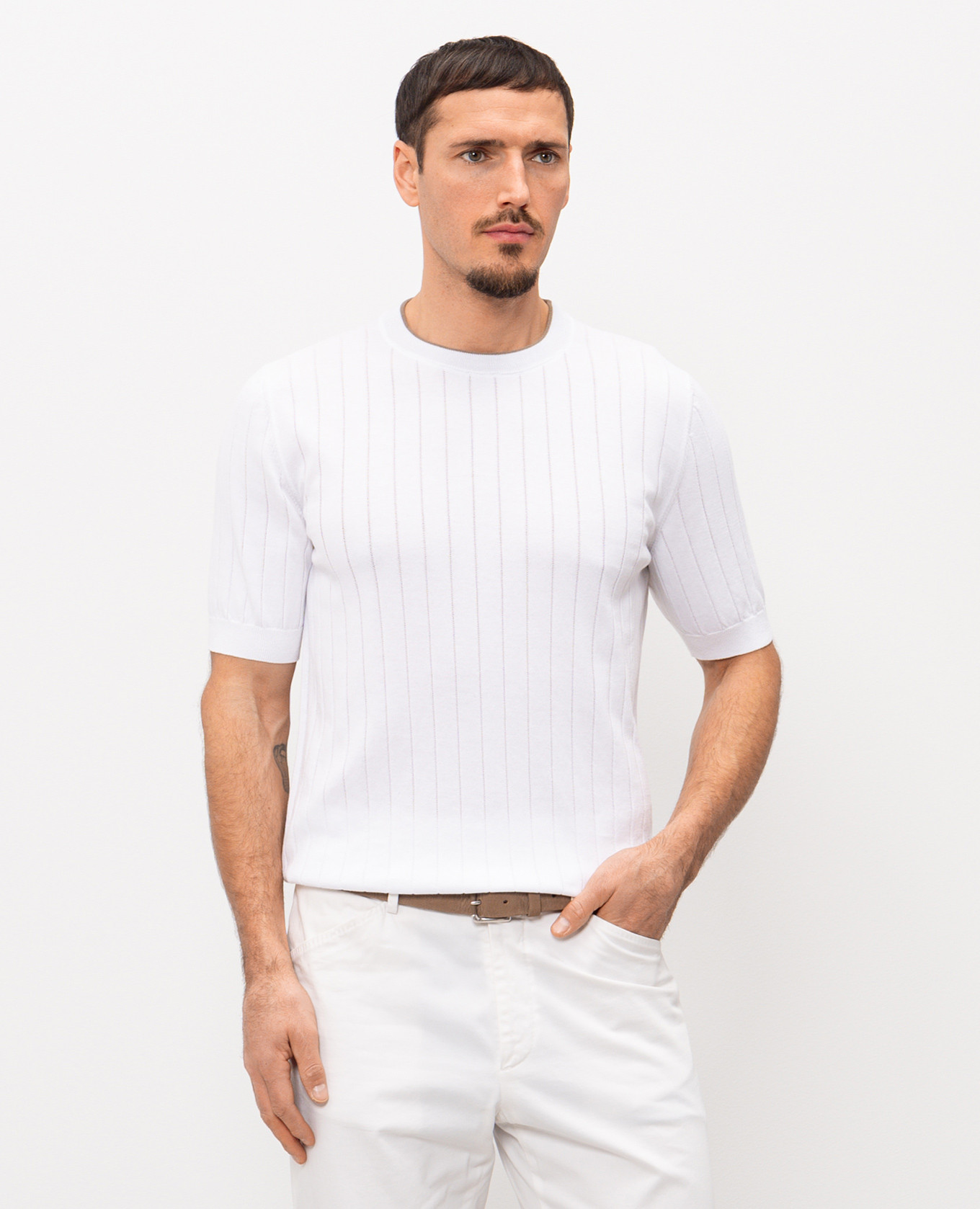 

White T-shirt Peserico