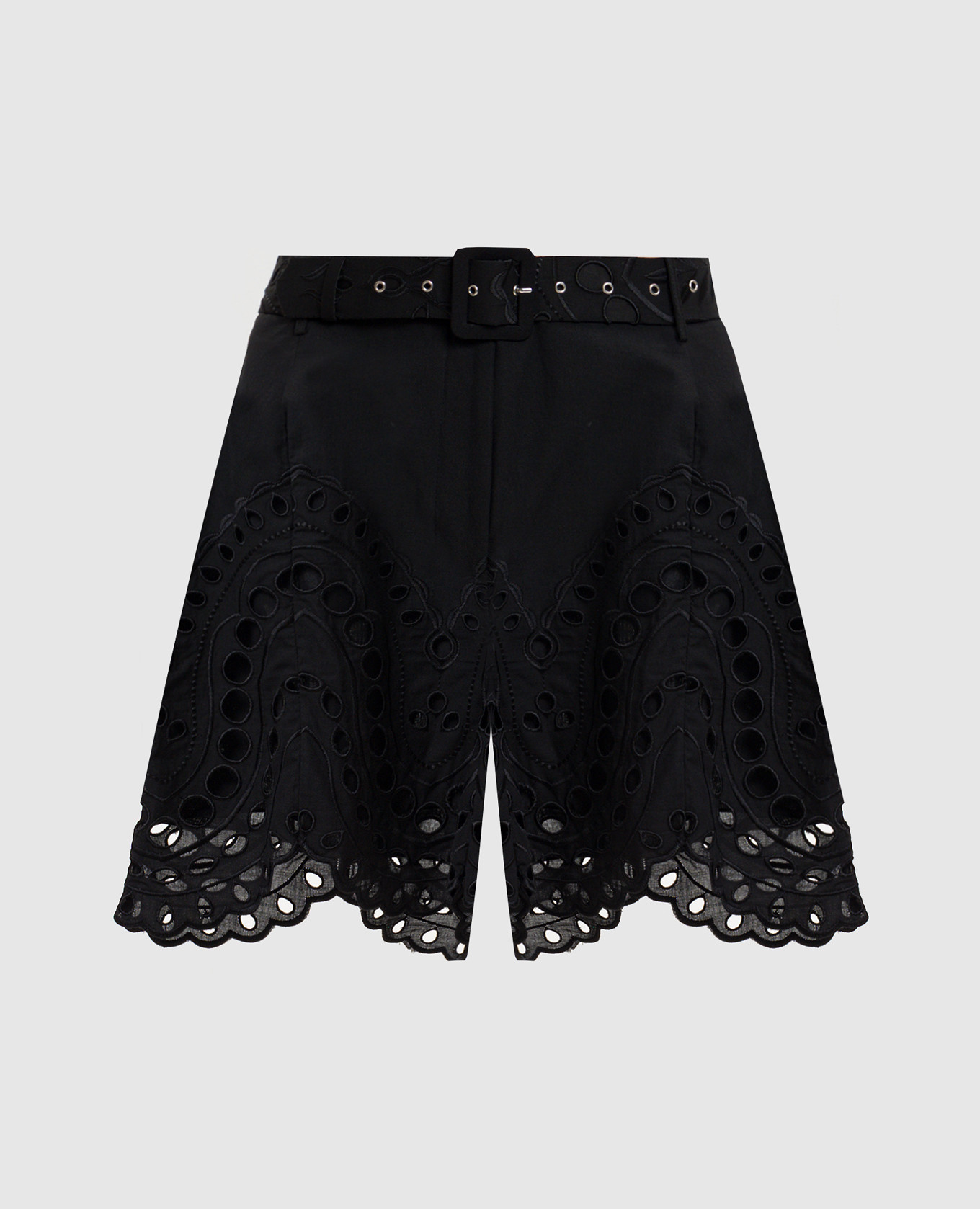 Dune black shorts with belt