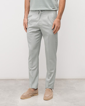 Enrico Mandelli Green wool pants GYM02B4531