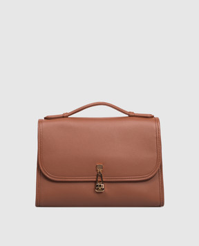 Gabriela Hearst Leonora brown satchel bag BAG