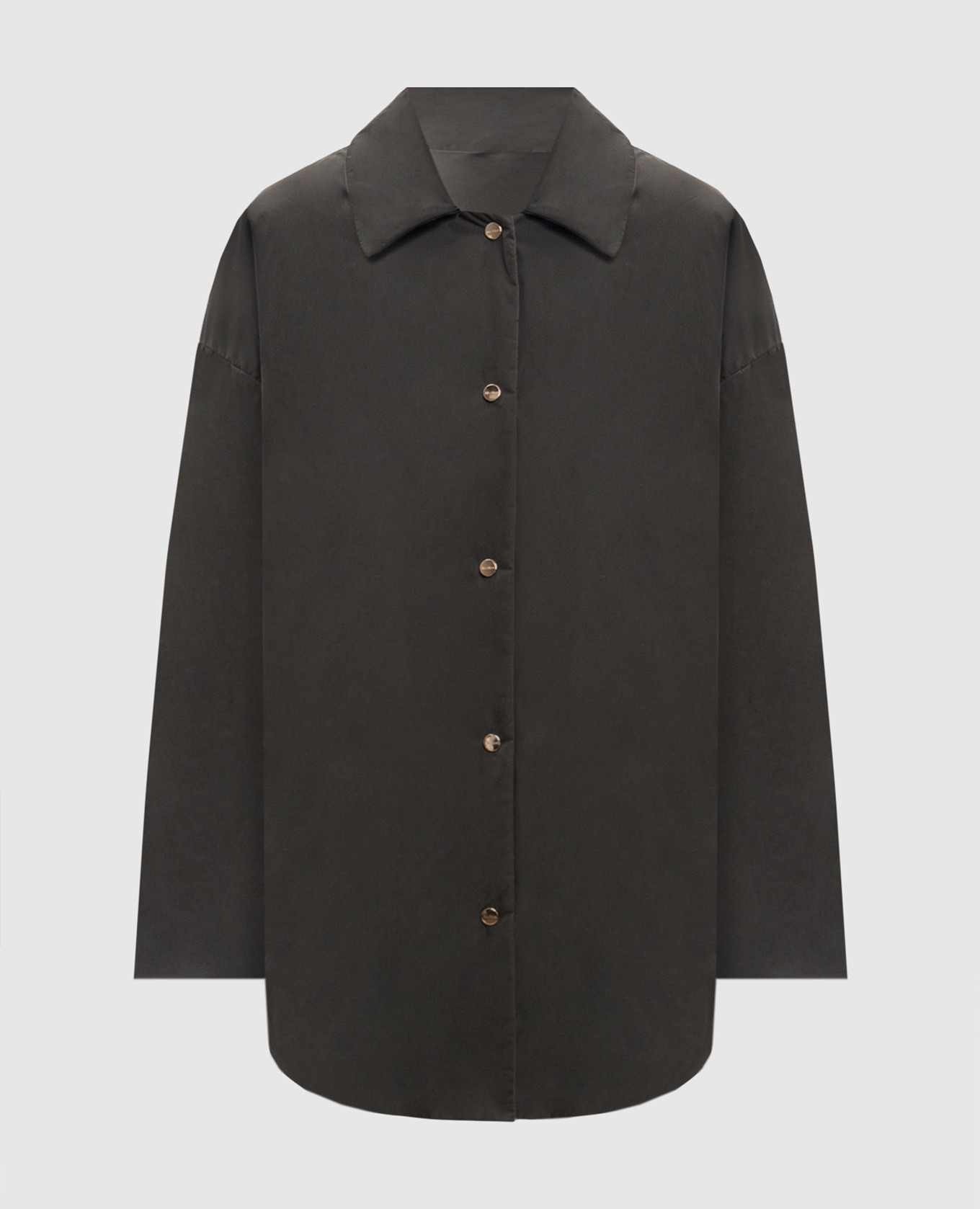 CARLOTTA green reversible shirt-style jacket