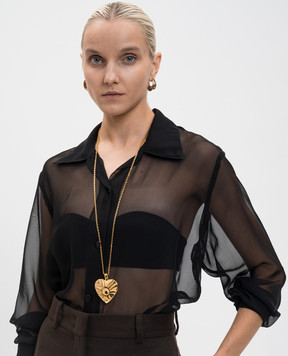 PUCCI Gold chain with mirror pendant 5UAM355U920