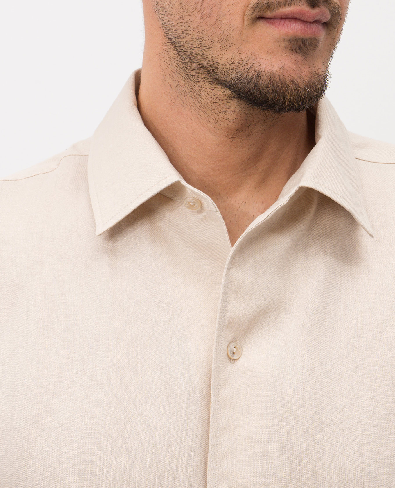 

Beige linen shirt Agnona