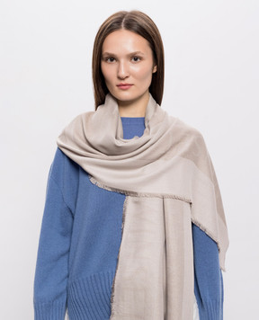 Twinset Gray scarf with lurex 262TO5490