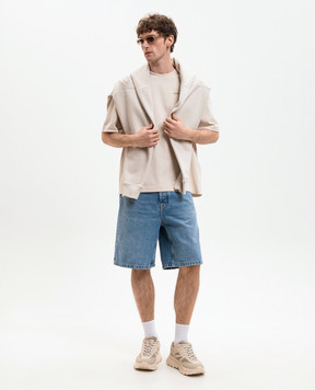 Off-White Beige Half Arrow T-shirt 44MAA120S26J008