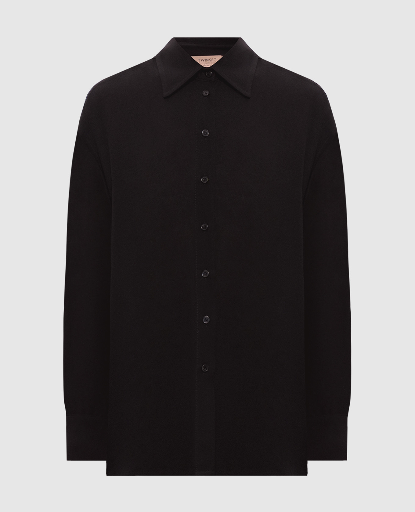 Brown shirt with wool