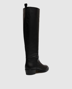 Jimmy Choo Black leather boots Mave MAVEKB45QBZ