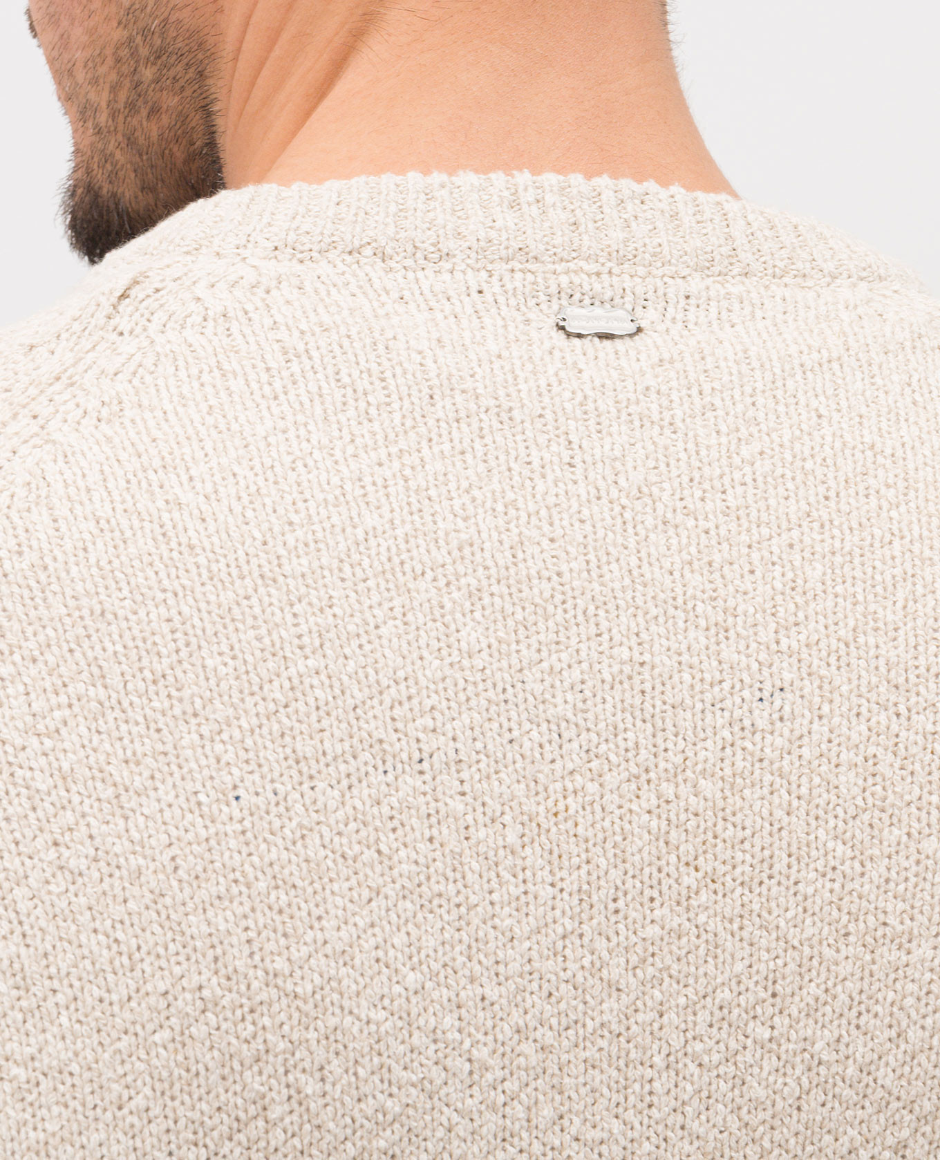 Beige sweater with silk and linen Agnona 5
