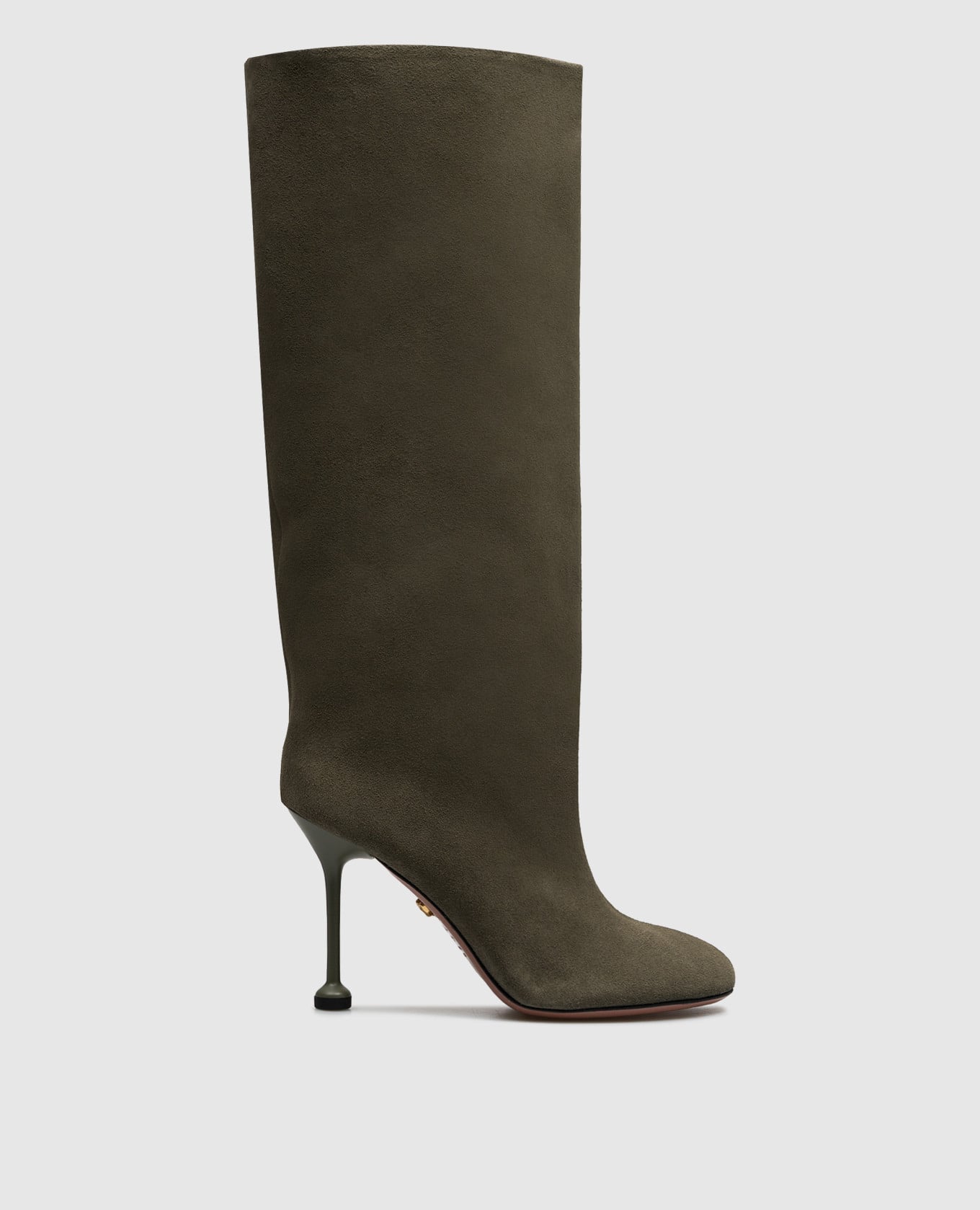 Khaki suede boots