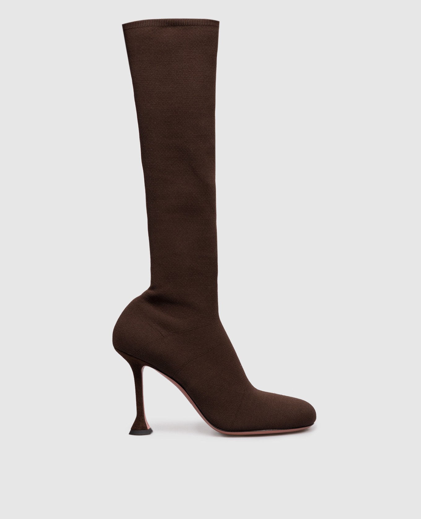 

Brown Veneda Stretch boots Amina Muaddi