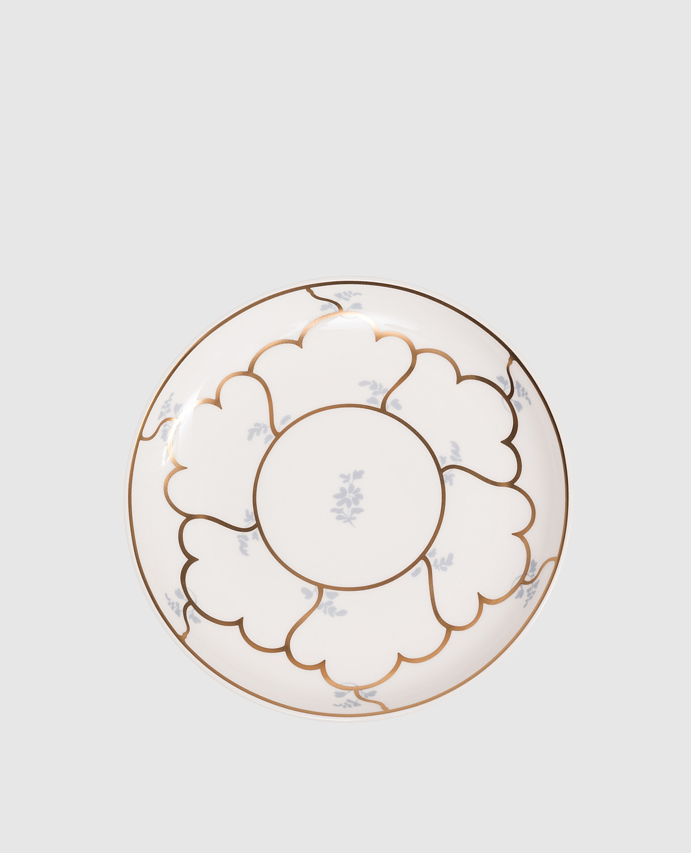 White porcelain bread and butter plate Feston e Cadena