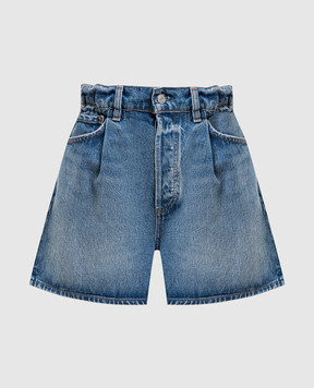 AGOLDE Lyonne blue denim shorts A92481885