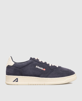 AUTRY Medalist blue suede sneakers A1UNAULMUH11
