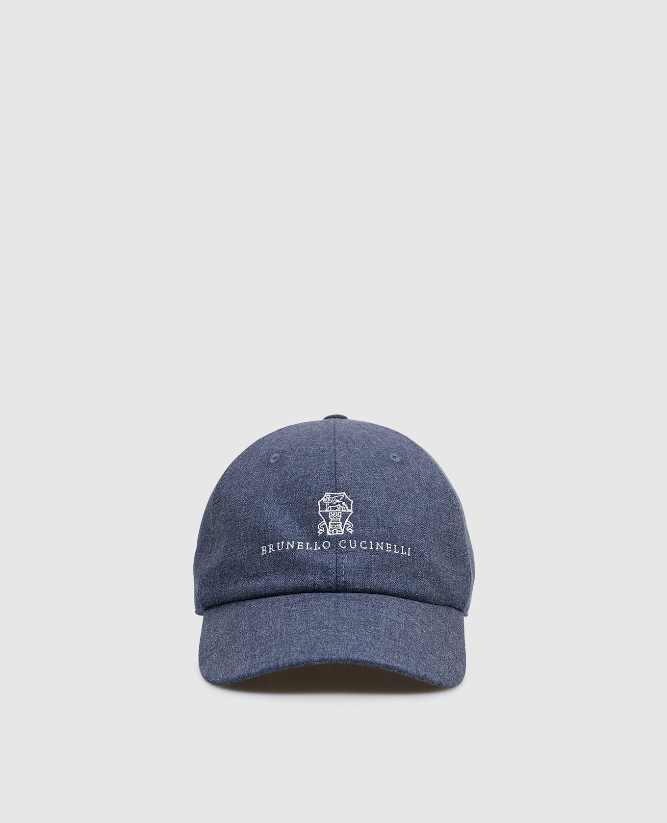 Blue linen cap