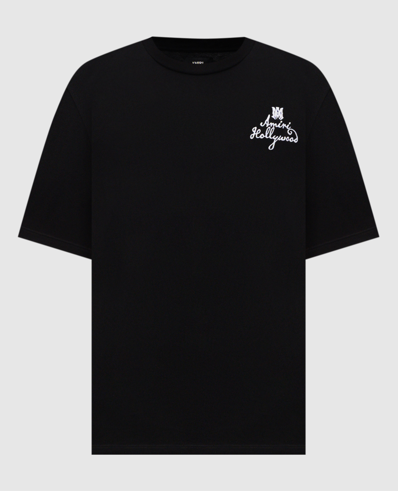 

Black T-shirt with logo AMIRI