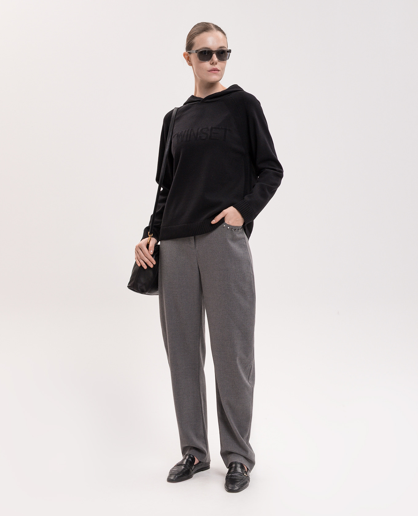 Gray pants Twinset 2