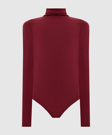 Burgundy bodysuit