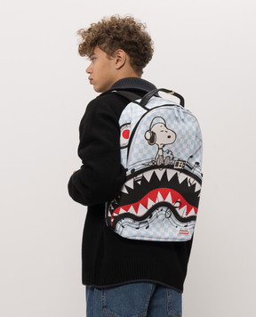 Sprayground Children's blue backpack Peanuts Snoopy Tuned Up & Tuned Out 910B8798NSZ