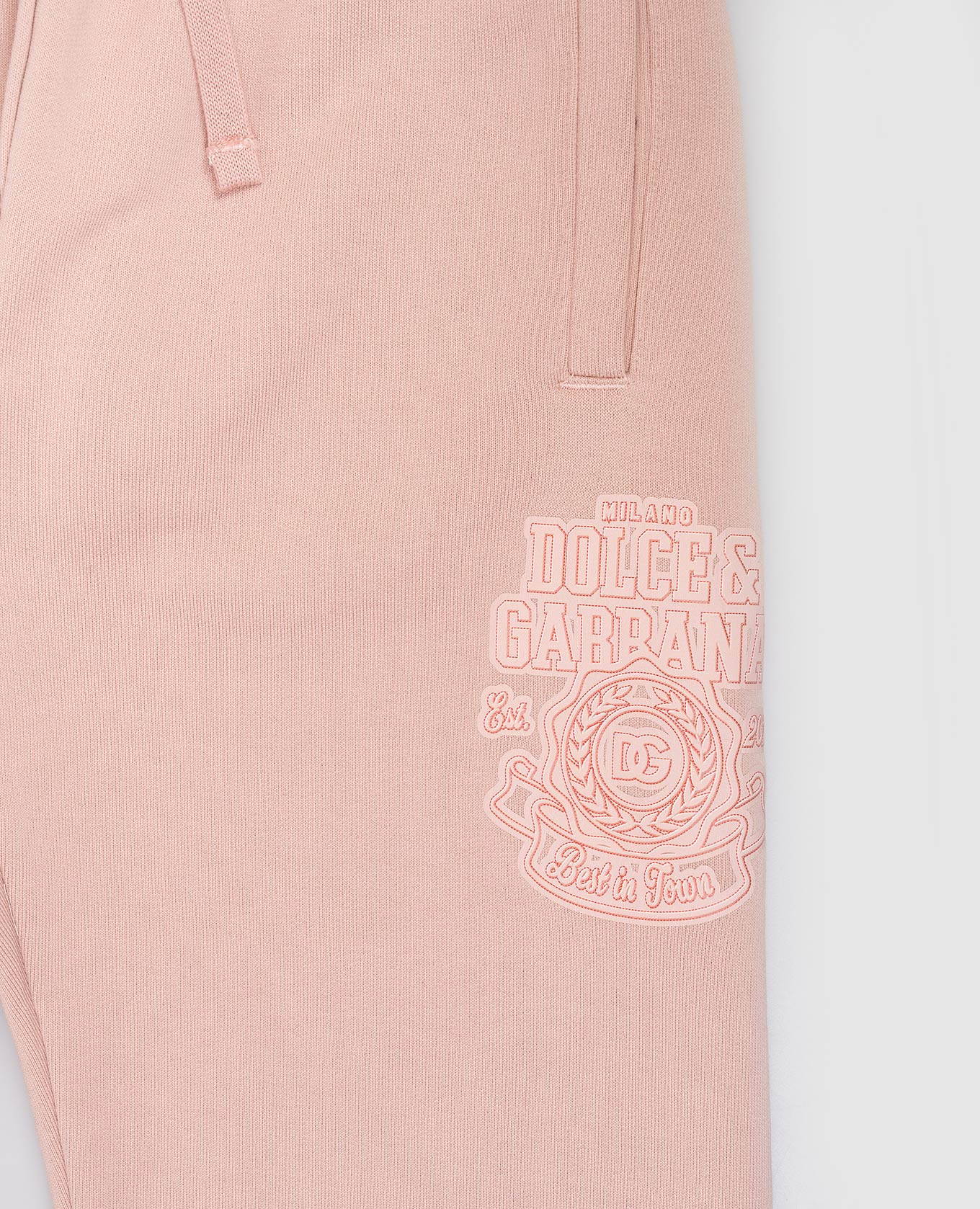 Children's pink joggers with print Dolce&Gabbana 3