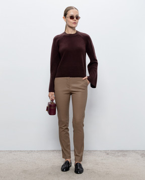 JOSEPH Maple brown cashmere sweater JF010034