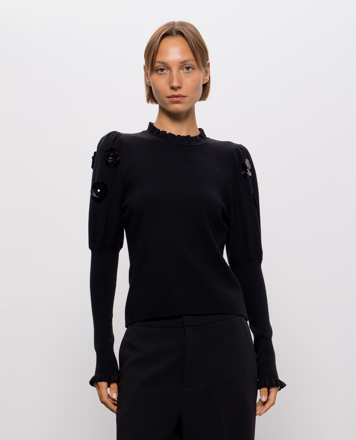 Black sequined jumper Twinset 3