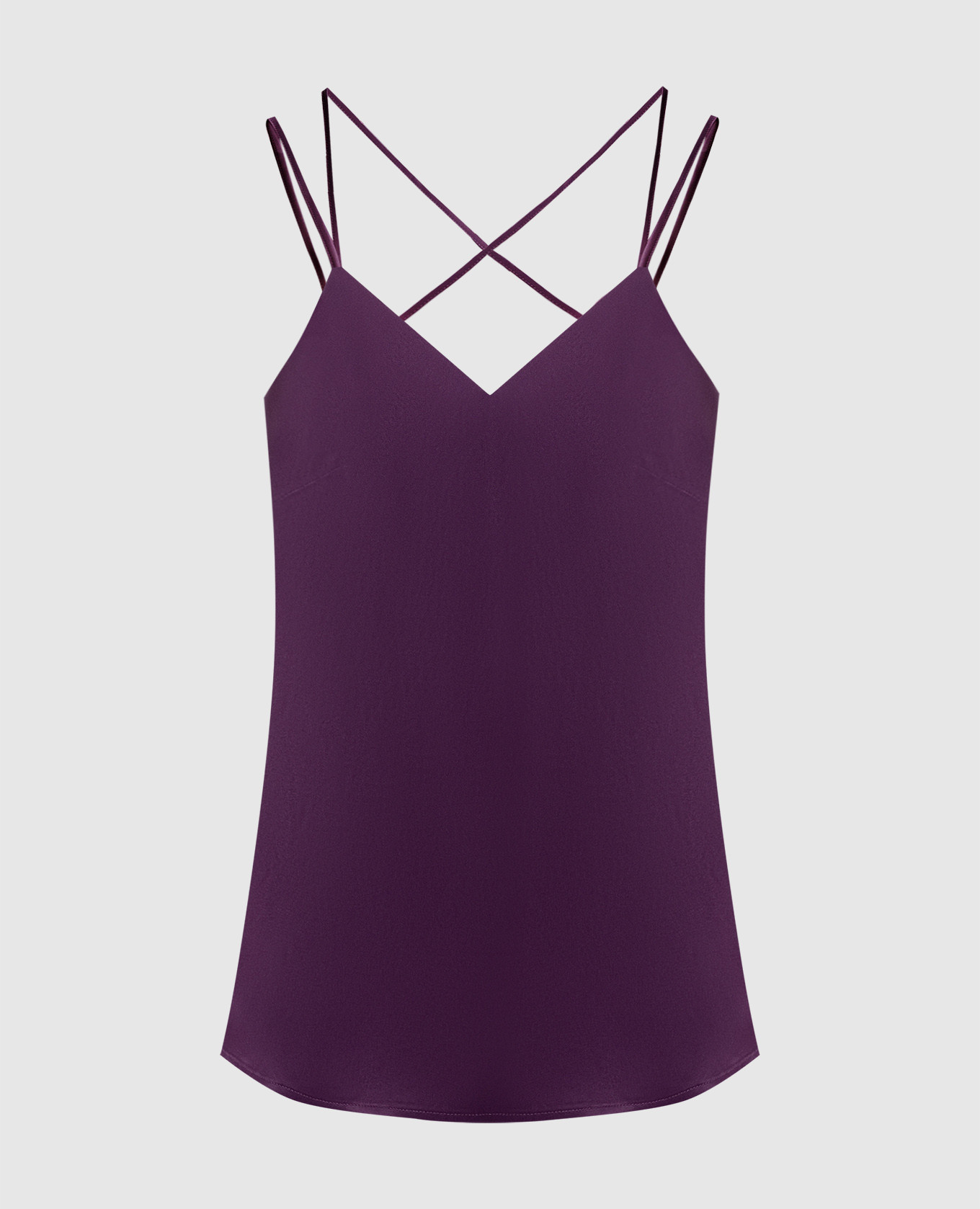 

Purple top with logo Twinset, Violet