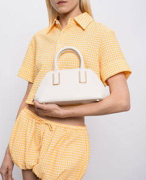 Simkhai Wynn ivory leather bag 226H411LEA