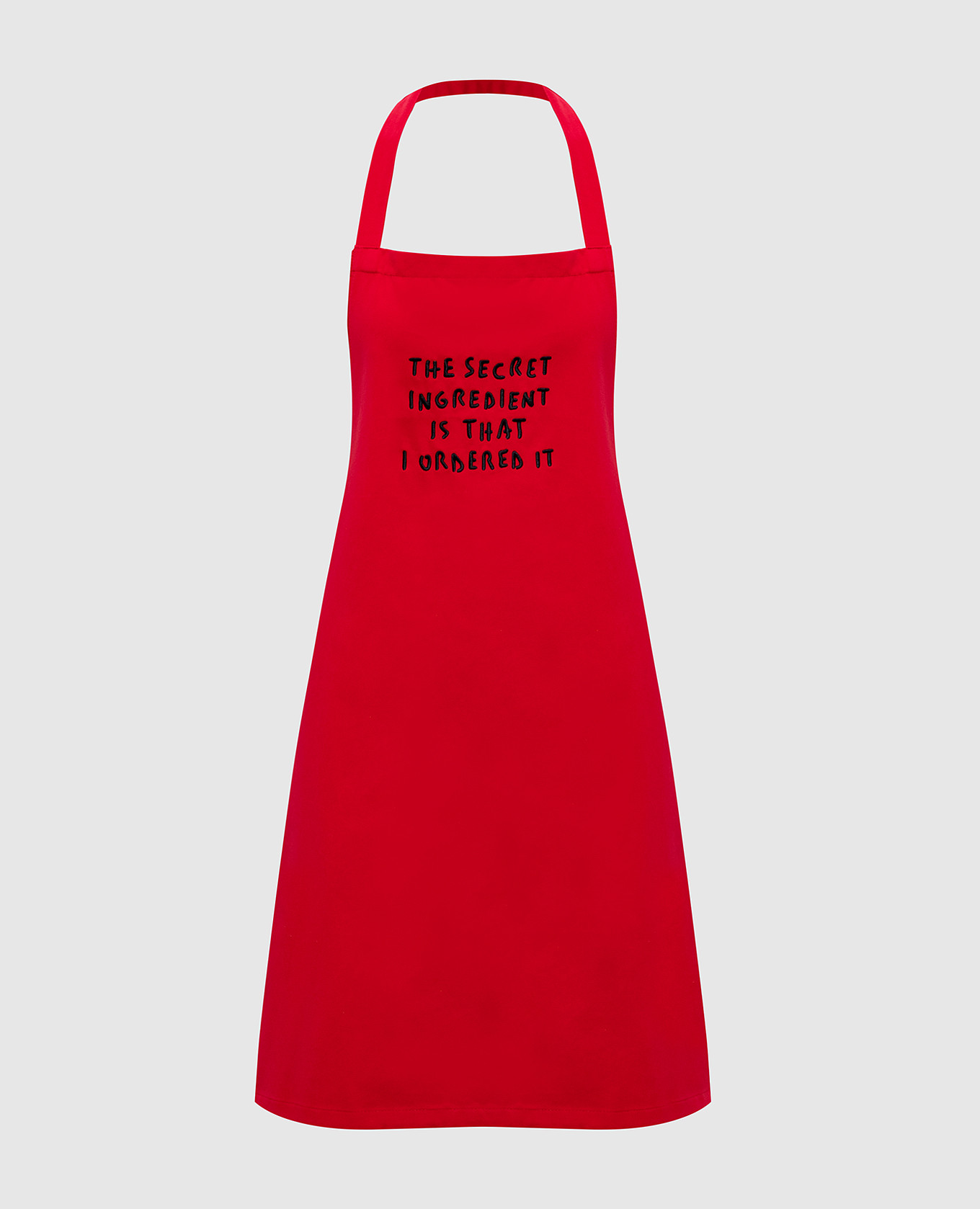 

Red apron with embroidery Max & Co