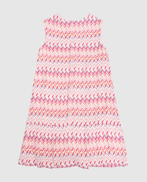 Missoni Children's pink dress with branded print MY1B22K027512