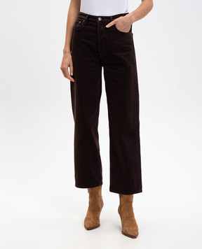 AGOLDE Burgundy Ren jeans A9191E1183