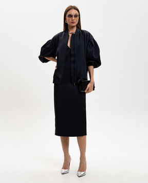 Twinset Black dress with logo 261TP2416