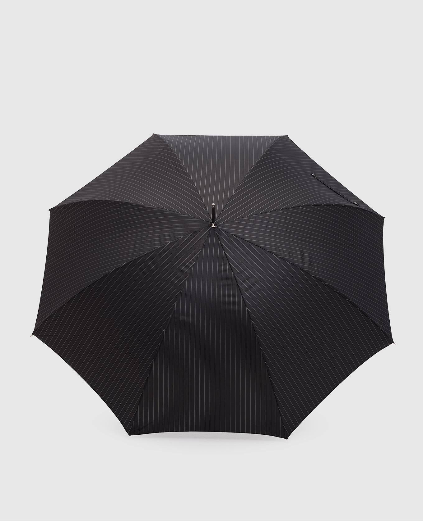 

Gray striped cane umbrella Pasotti, Grey