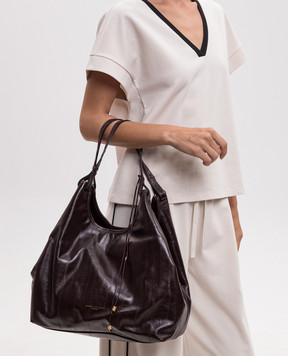 Gianni Chiarini Dua burgundy leather tote bag BS12680EELPSLY