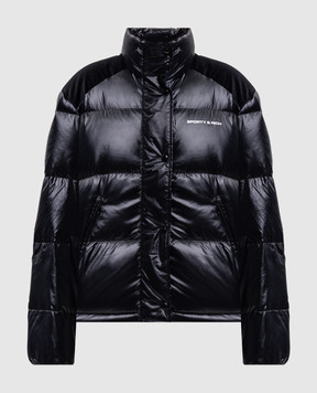 Sporty & Rich Black down jacket OW06182315BA04