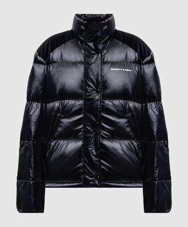 Black down jacket