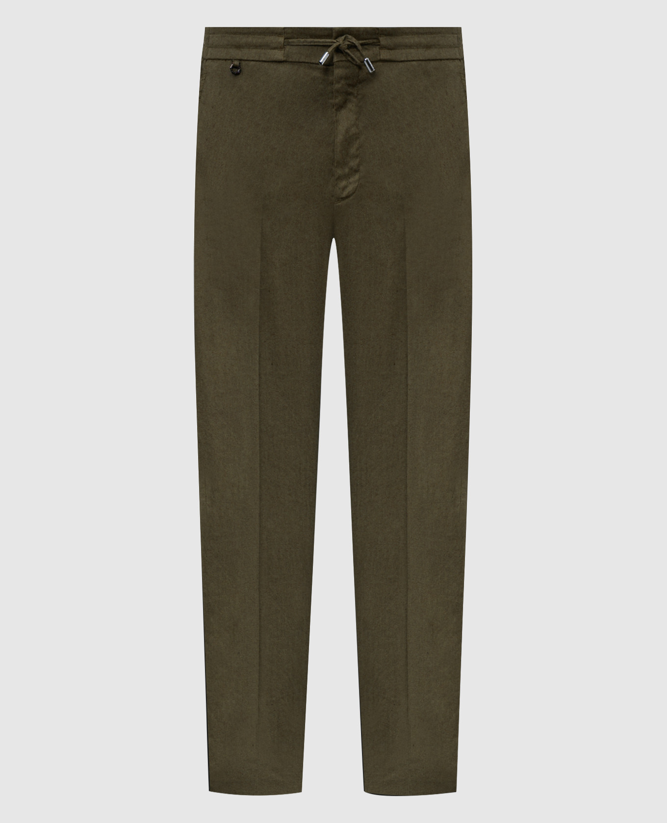 Khaki linen pants