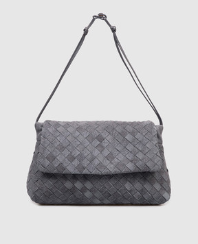 Bottega Veneta Grey suede Giorno bag 857657V6FQ1