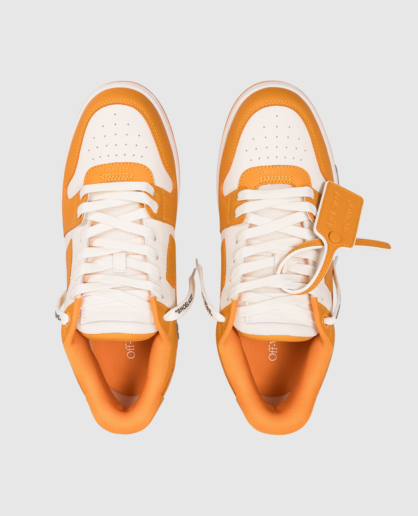 Out Of Office blue leather sneakers Off-White 4