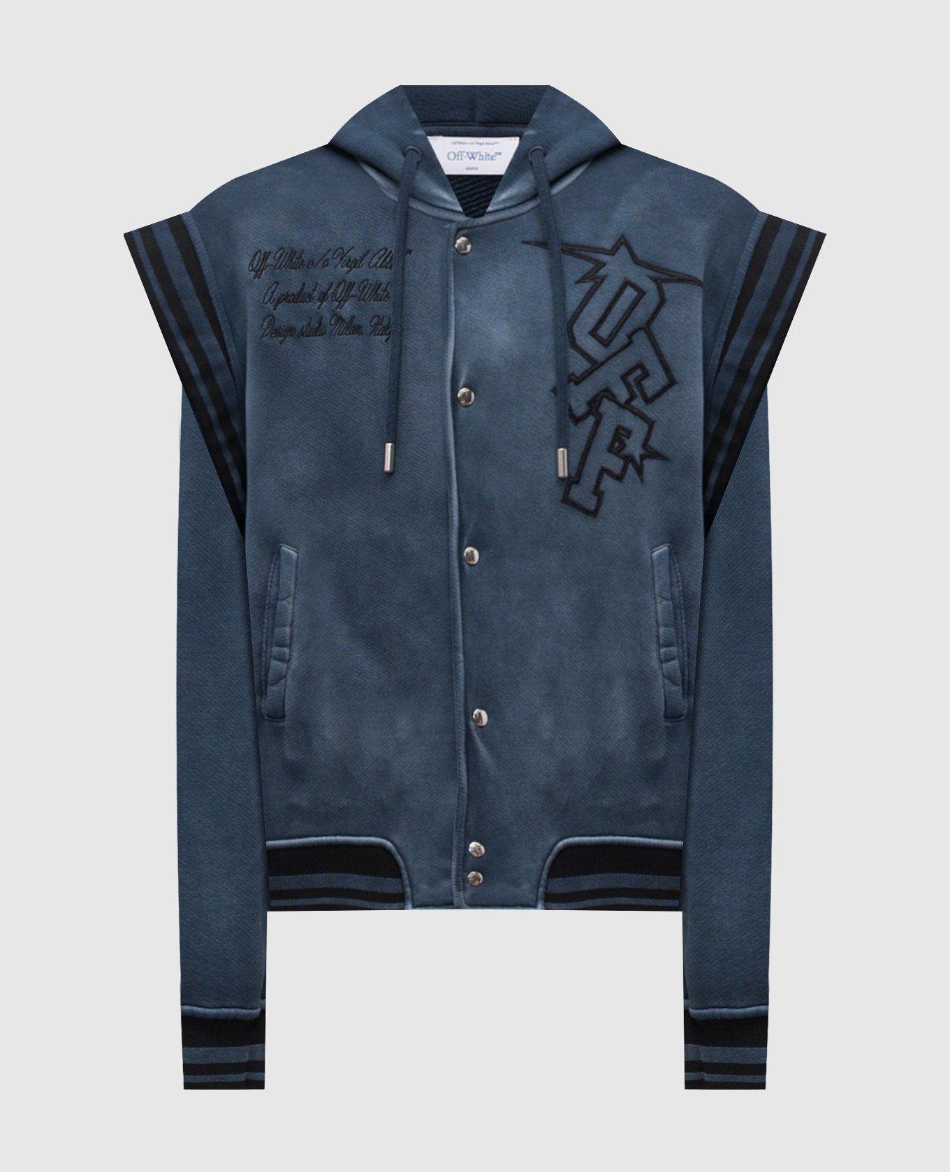 Blue sports jacket with logo Off-White