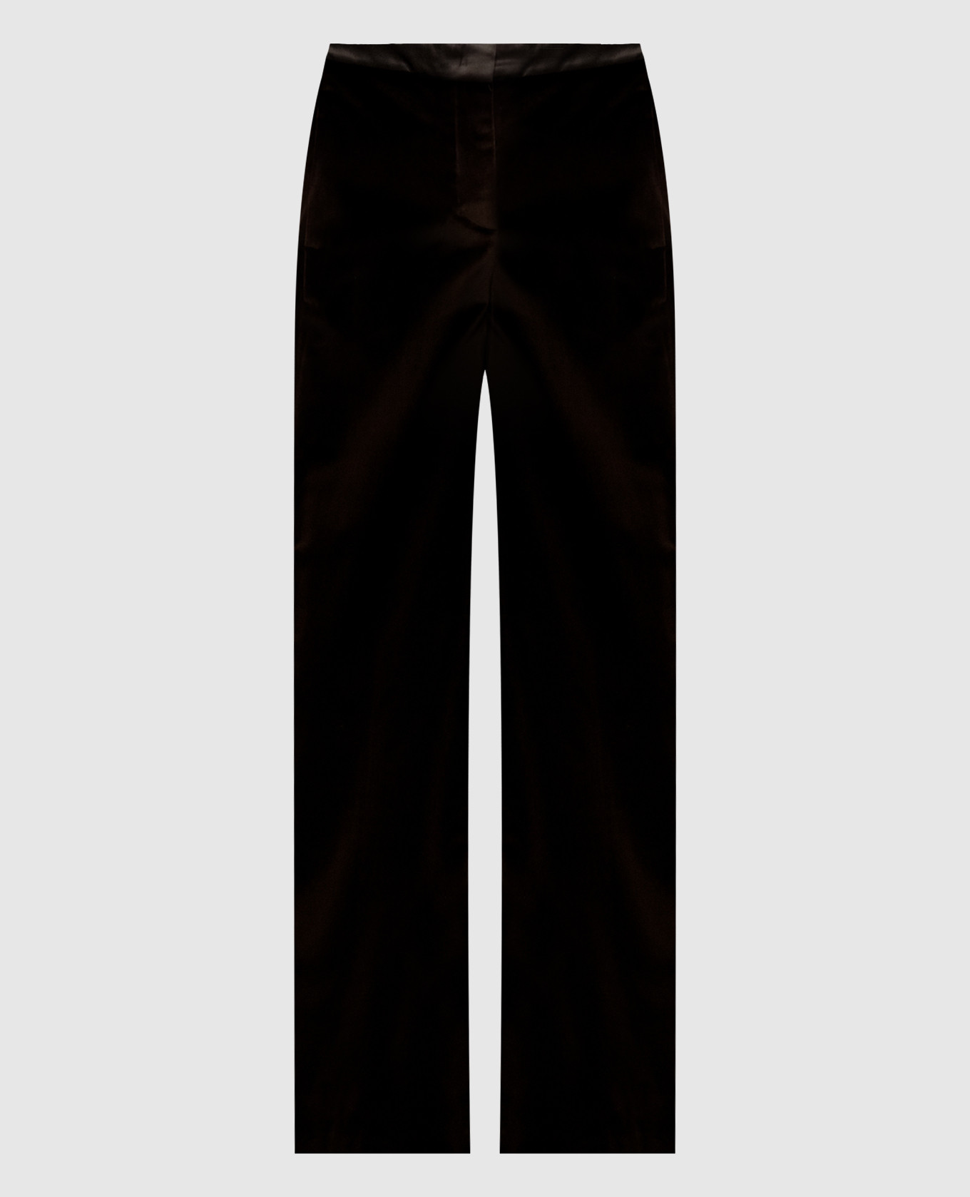 Dark brown velvet pants Peserico