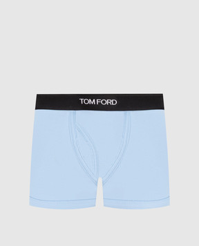 Tom Ford Blue boxer briefs with logo pattern T4LC31040