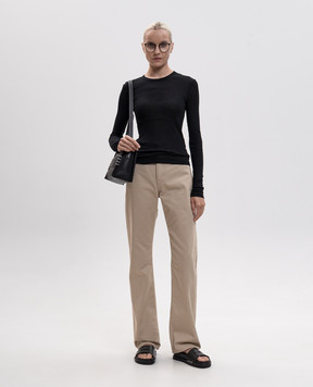 JW Anderson Black ribbed long sleeve JO0292PG1904