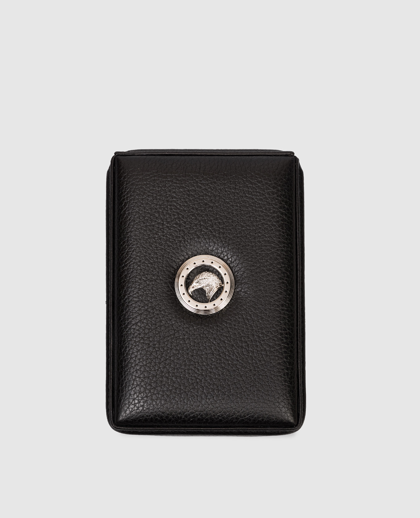 

Black leather lighter case Stefano Ricci