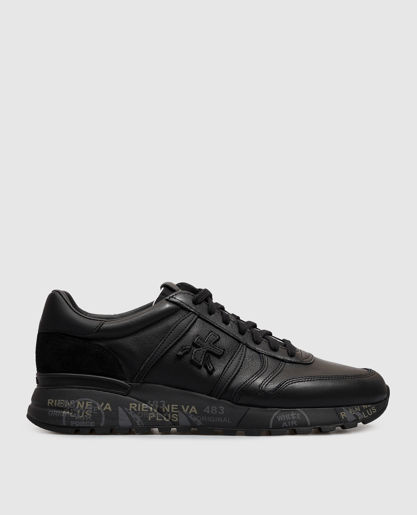 Black leather Lander sneakers Premiata