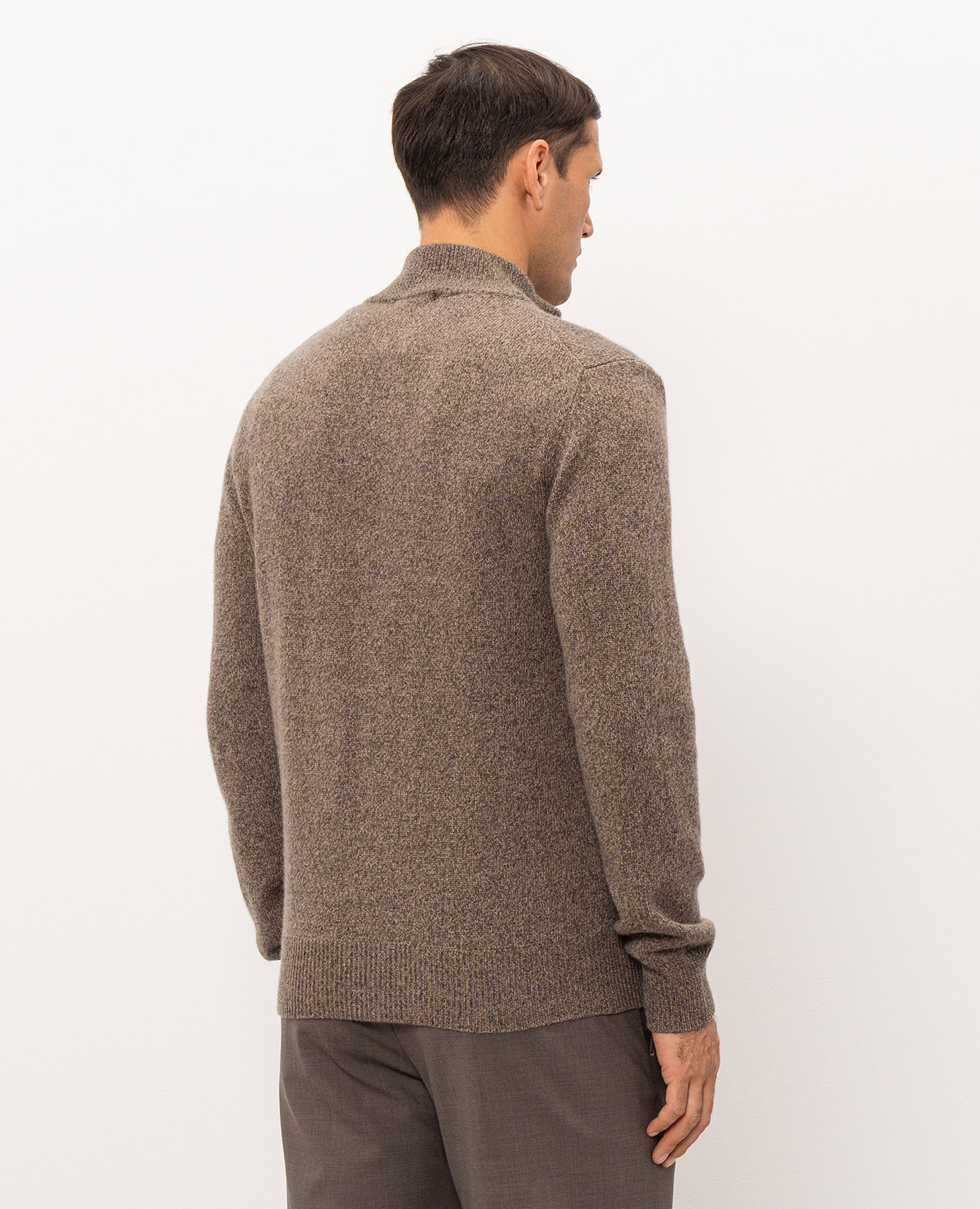 Brown cardigan Cashmere&Whiskey 4