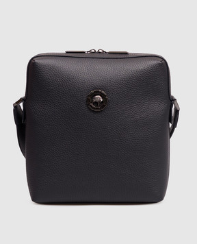 Stefano Ricci Blue leather bag with emblem ND156GTUVD