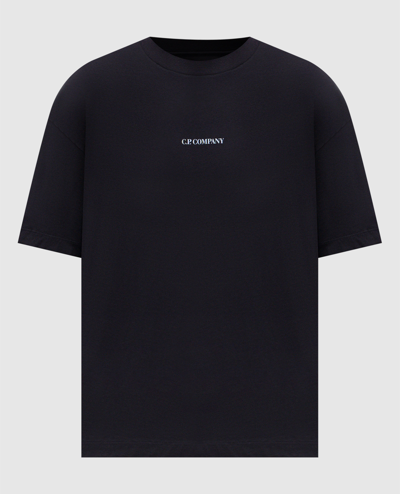 

Blue T-shirt with monogram C.P. Company