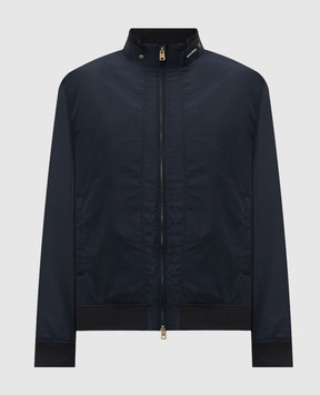 Woolrich Blue jacket with logo patch CFWOOU2133MRUT3662