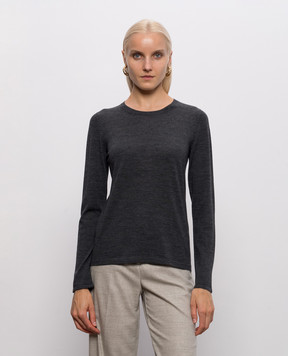 Marco Pescarolo Grey Astra wool jumper ASTRAD54M01