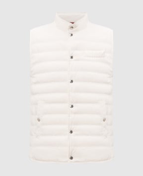 Brunello Cucinelli Ivory down vest MV4081711